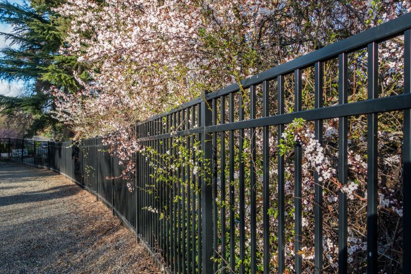 Black Metal Fence Installation in Grand Rapids, MI