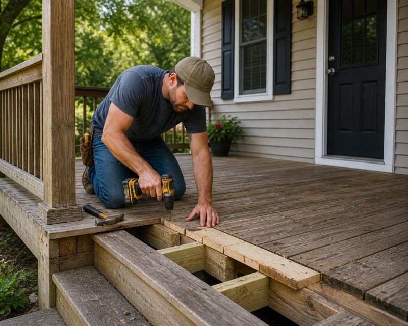 Cedar Deck Repair in Redmond, WA