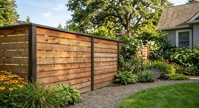 Cedar Fence Replacement in Pearland, TX