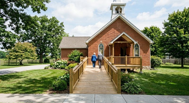 Church Ramp Installation in Kansas City, KS