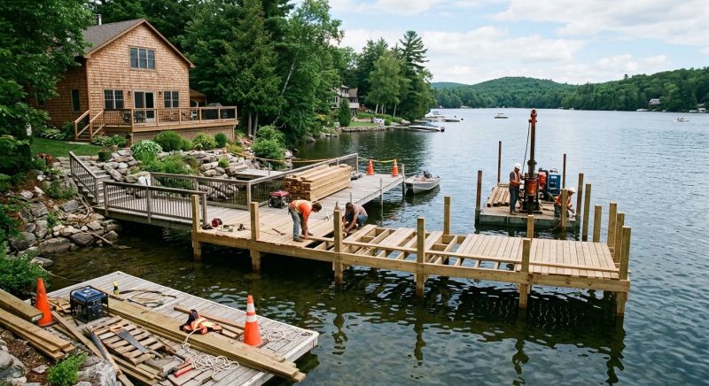 Dock Enlargement in Overland Park, KS