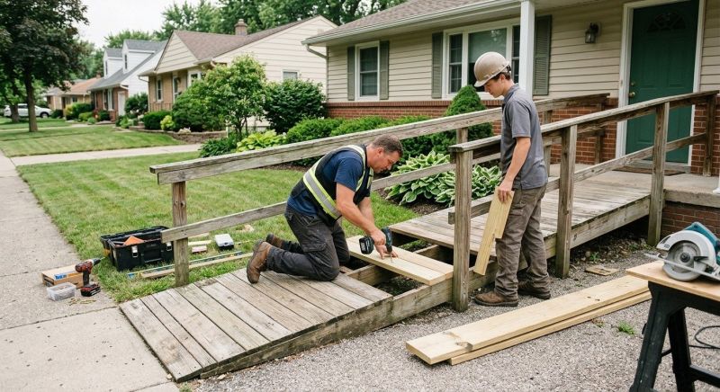 Mobility Ramp Construction in Wilmington, NC