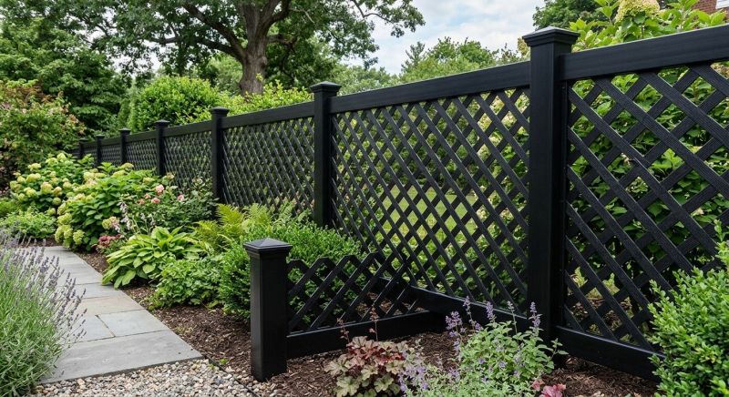 Pvc Lattice Fence Installation in Alpharetta, GA