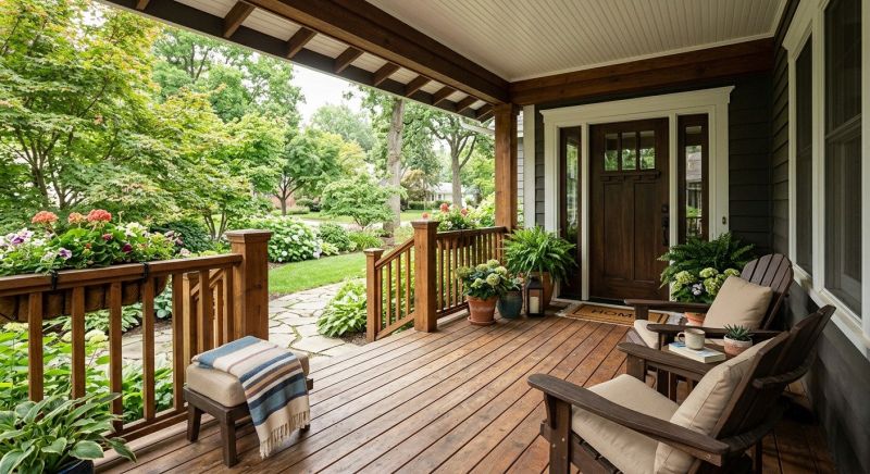 Wood Porch Construction in Fairfield County, CT
