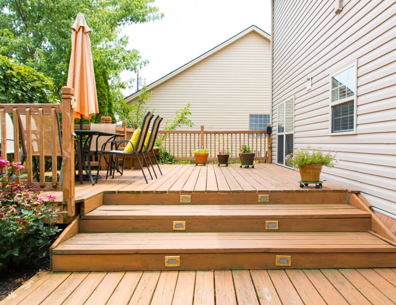 Wooden Patio Installation in Boston, MA