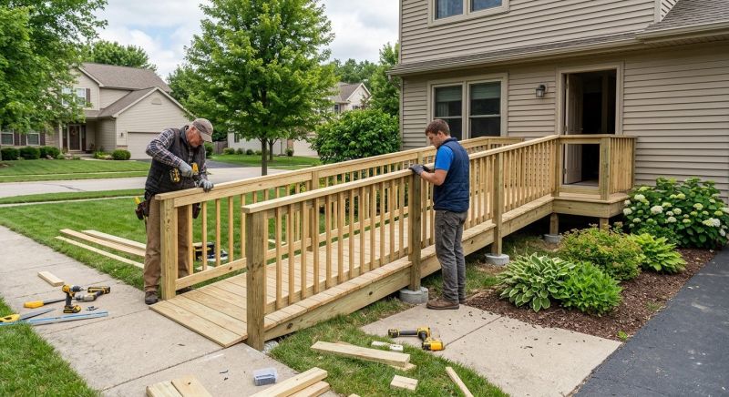Accessible Ramp Construction in Wilmington, NC