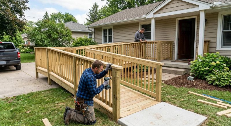 Accessible Ramp Construction in Conroe, TX