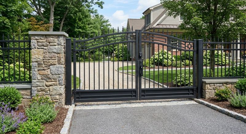 Aluminum Gate Installation in Pearland, TX