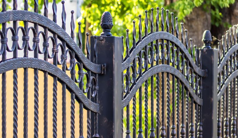 Black Iron Fence Installation in Alpharetta, GA