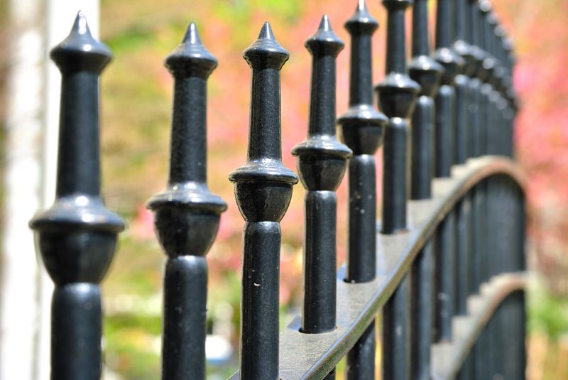 Black Iron Fence Installation in Alpharetta, GA