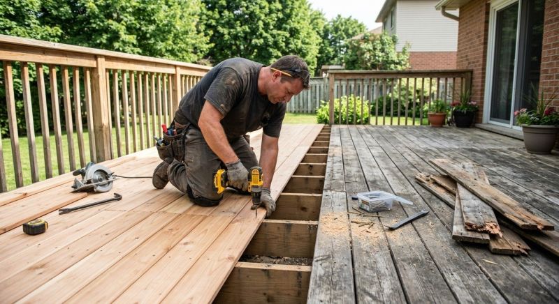 Cedar Deck Repair in Seattle, WA
