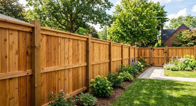 Cedar Fencing Installation in South Houston, TX