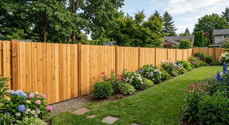 Cedar Fencing Installation in Pearland, TX