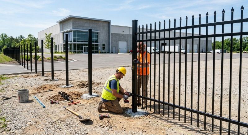 Commercial Metal Fence Service in Littleton, CO