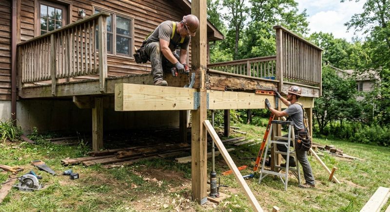 Deck Beam Replacement in Redmond, WA