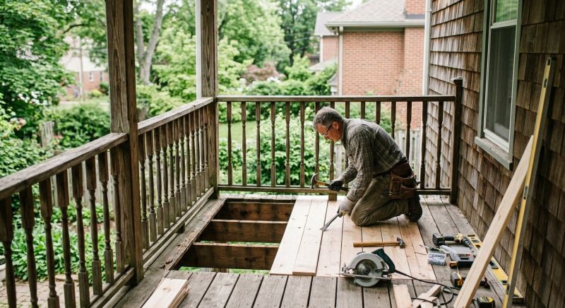 Deck Column Repair in Redmond, WA