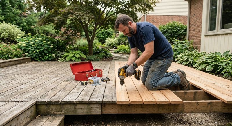 Deck Floor Replacement in Redmond, WA