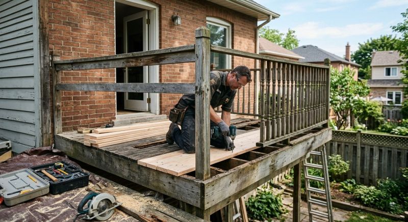 Deck Railing Replacement in Seattle, WA
