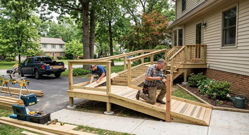 Deck Ramp Construction in Wilmington, NC