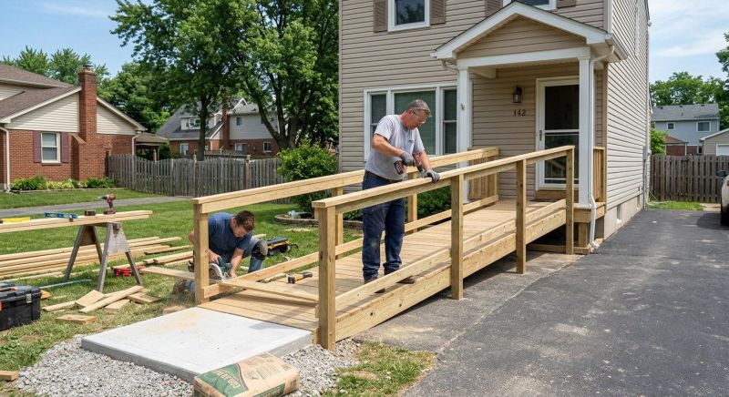 Deck Ramp Installation in Wilmington, NC