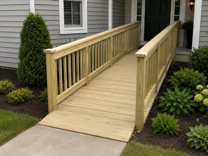 Entrance Ramp Installation in Kansas City, KS
