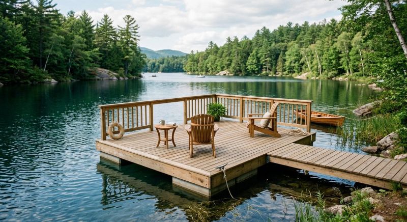 Floating Deck Installation in Norwalk, CT