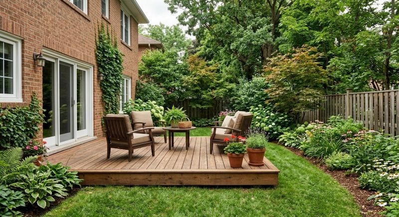 Ground Level Deck Construction in Norwalk, CT