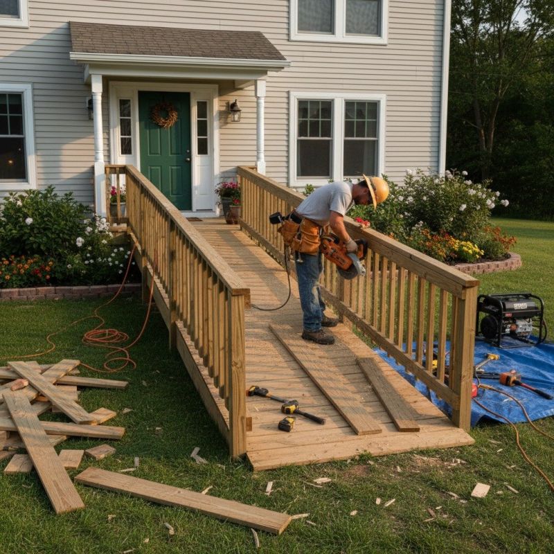 Handicap Ramp Construction in Wilmington, NC