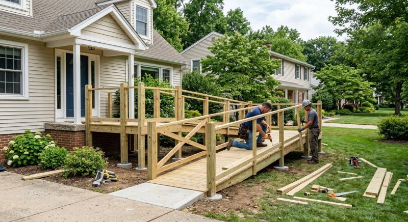 Handicap Ramp Replacement in Wilmington, NC