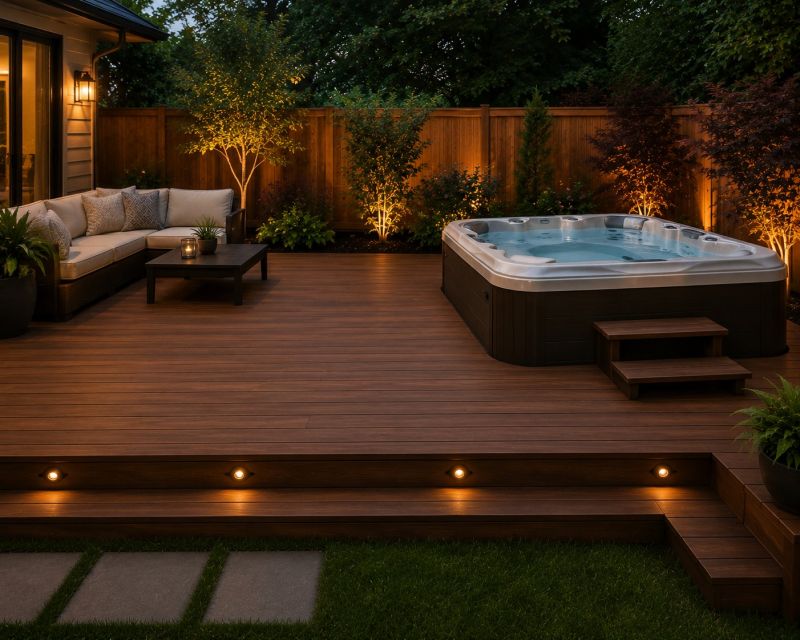 Hot Tub Deck Installation in Seattle, WA