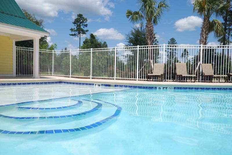 Metal Pool Fence Installation in Alpharetta, GA