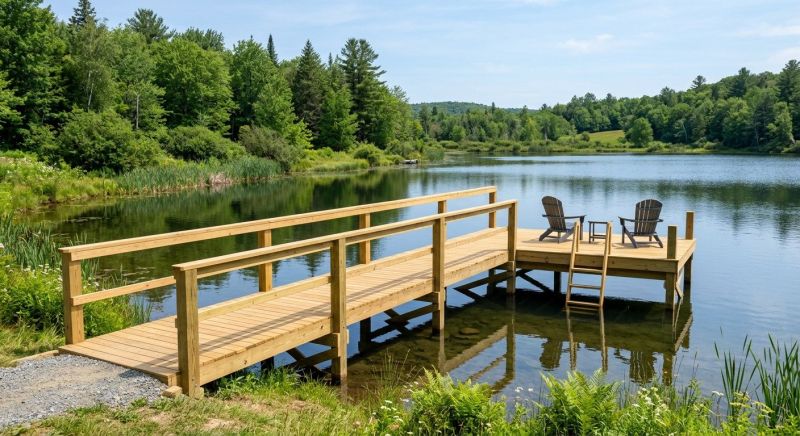Pond Dock Construction in Olathe, KS
