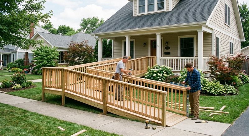 Porch Ramp Installation in Wilmington, NC