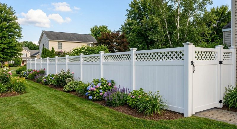 Pvc Lattice Fence Installation in Alpharetta, GA