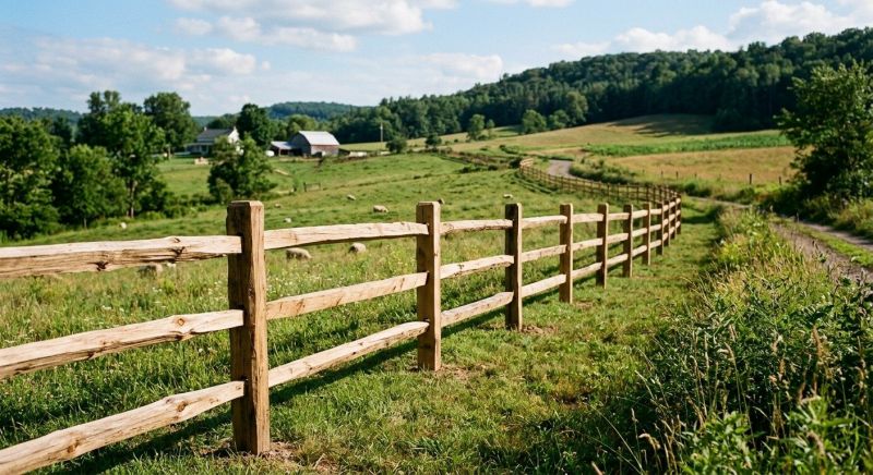 Rail Fence Construction in Roseville, CA