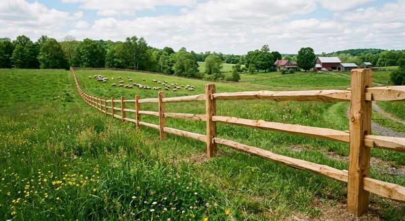 Rail Fence Installation in Pearland, TX
