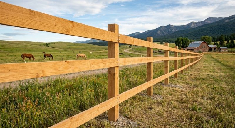 Ranch Fence Construction in Roseville, CA