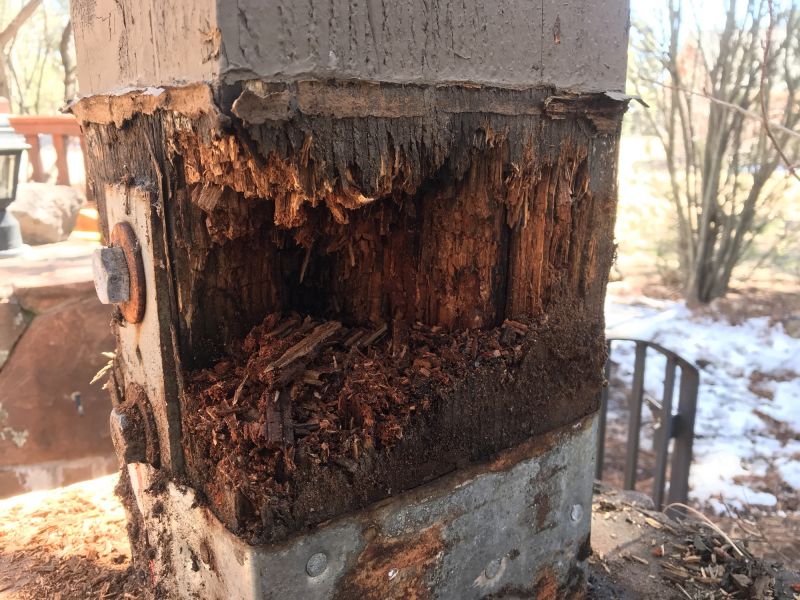 Rotten Column Replacement in Redmond, WA