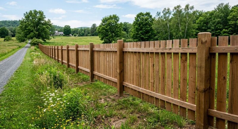 Rustic Fence Installation in Sacramento, CA
