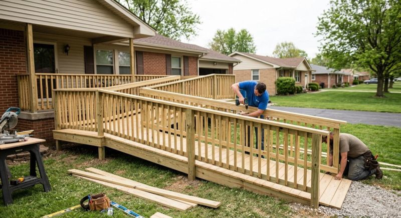 Stair Ramp Construction in Wilmington, NC