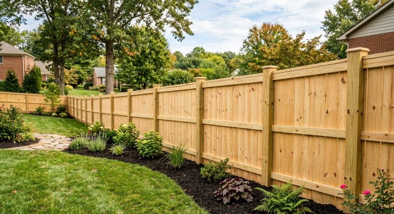 Timber Fence Installation in Roseville, CA