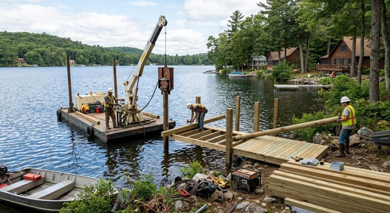 Water Dock Installation in Kansas City, KS