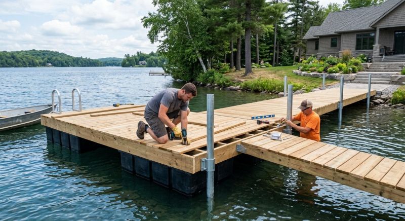 Water Dock Installation in Olathe, KS
