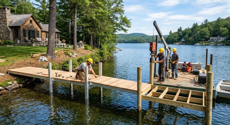 Water Dock Installation in Overland Park, KS