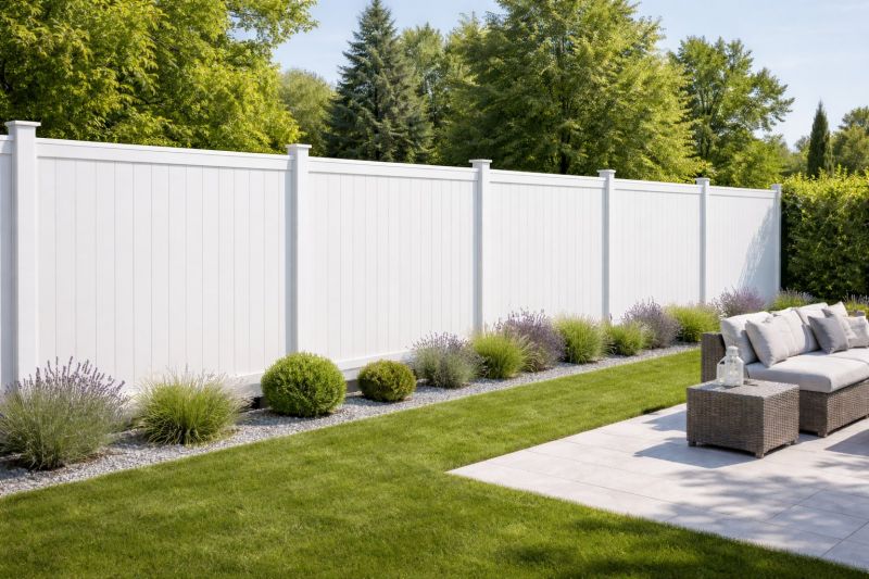 White Pvc Fence Installation in Alpharetta, GA