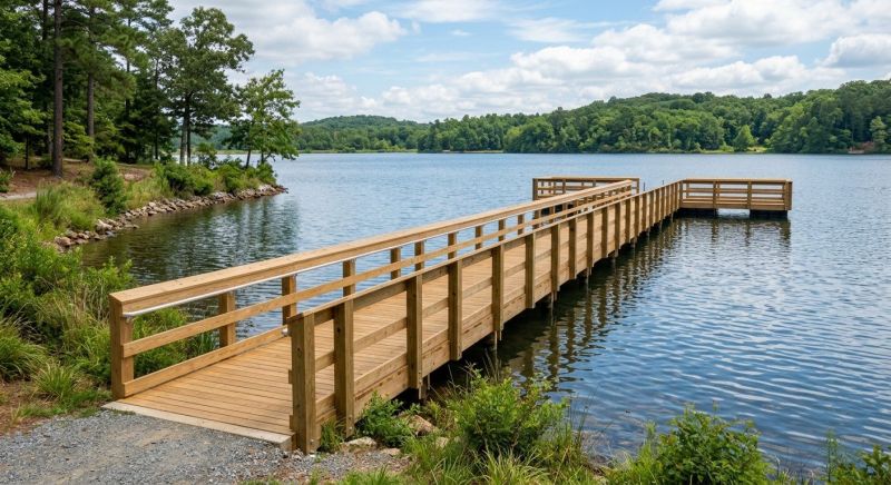 Wood Dock Installation in Olathe, KS