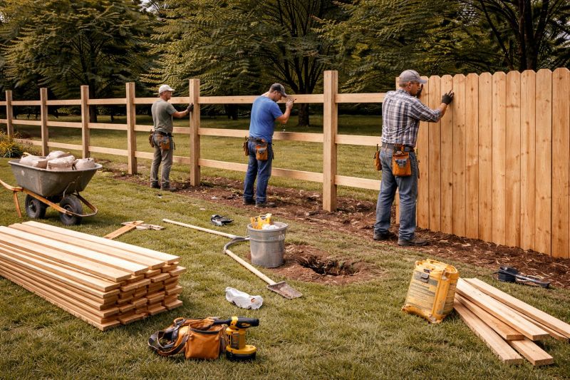 Wood Fence Construction in Sacramento, CA