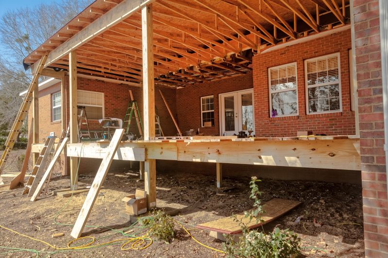 Wood Porch Construction in Worcester, MA