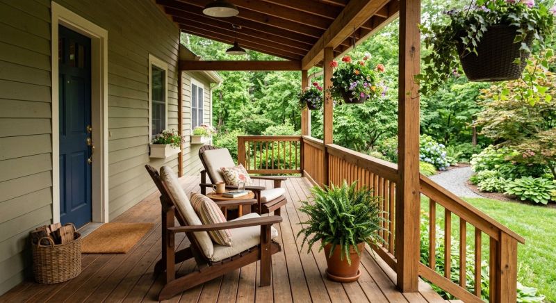 Wood Porch Construction in Redmond, WA