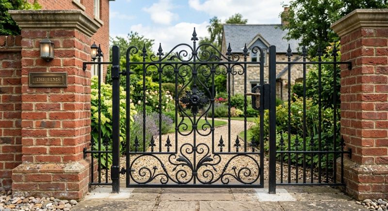 Wrought Iron Gate Installation in Alpharetta, GA